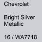 Preview: Chevrolet, Bright Silver Metallic, 16 / WA7718.